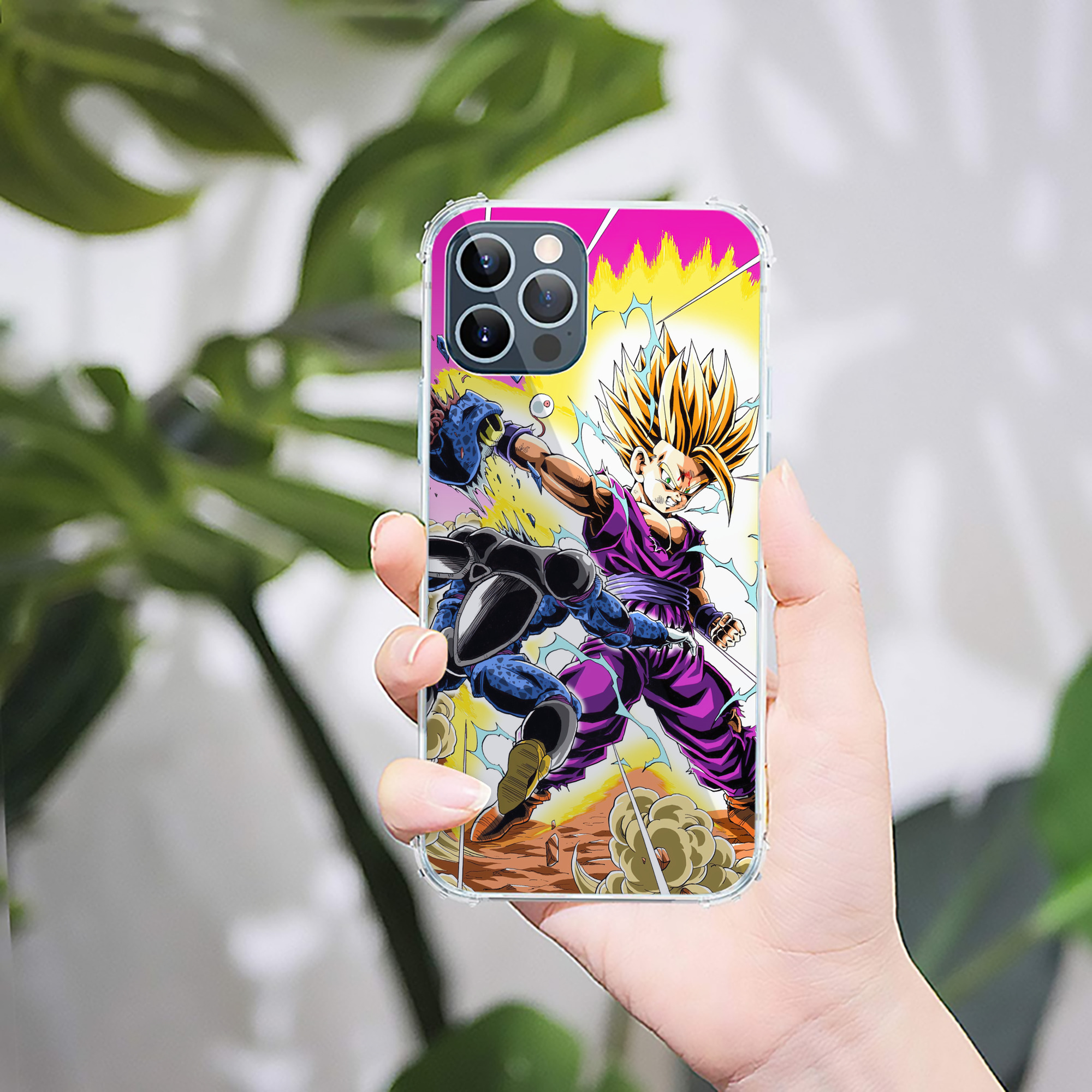（画像用） ドラゴンボール DRAGON BALL 【iPhone 12シリーズ対応】透明スマホケース（クリアソフトケース）